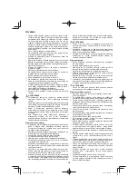 Preview for 206 page of Hitachi CS 33EB Handling Instructions Manual