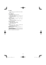 Preview for 212 page of Hitachi CS 33EB Handling Instructions Manual