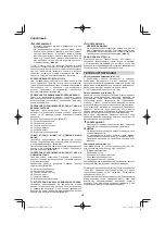 Preview for 220 page of Hitachi CS 33EB Handling Instructions Manual