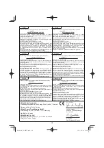 Preview for 239 page of Hitachi CS 33EB Handling Instructions Manual