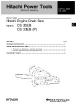 Preview for 1 page of Hitachi CS 33EB Service Manual