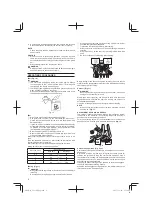 Preview for 8 page of Hitachi CS 33ED Handling Instructions Manual