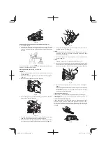 Предварительный просмотр 9 страницы Hitachi CS 33ED Handling Instructions Manual