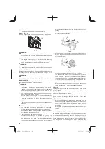 Предварительный просмотр 10 страницы Hitachi CS 33ED Handling Instructions Manual