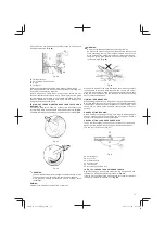 Предварительный просмотр 11 страницы Hitachi CS 33ED Handling Instructions Manual