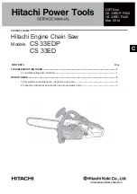 Preview for 1 page of Hitachi CS 33ED Service Manual