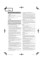 Preview for 8 page of Hitachi CS 33EDT Handling Instructions Manual