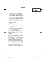 Preview for 9 page of Hitachi CS 33EDT Handling Instructions Manual