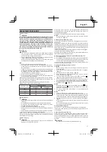 Preview for 11 page of Hitachi CS 33EDT Handling Instructions Manual