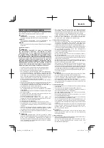 Preview for 17 page of Hitachi CS 33EDT Handling Instructions Manual