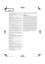 Preview for 18 page of Hitachi CS 33EDT Handling Instructions Manual