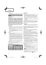 Preview for 20 page of Hitachi CS 33EDT Handling Instructions Manual