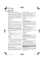 Preview for 22 page of Hitachi CS 33EDT Handling Instructions Manual