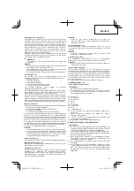 Preview for 23 page of Hitachi CS 33EDT Handling Instructions Manual