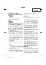 Preview for 27 page of Hitachi CS 33EDT Handling Instructions Manual