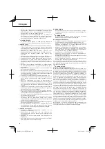 Preview for 28 page of Hitachi CS 33EDT Handling Instructions Manual