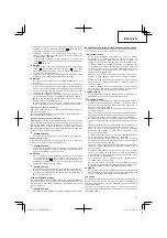 Preview for 31 page of Hitachi CS 33EDT Handling Instructions Manual