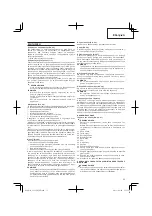 Preview for 33 page of Hitachi CS 33EDT Handling Instructions Manual