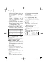 Preview for 34 page of Hitachi CS 33EDT Handling Instructions Manual