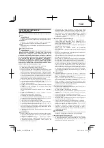 Preview for 37 page of Hitachi CS 33EDT Handling Instructions Manual