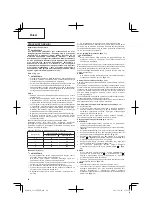 Preview for 40 page of Hitachi CS 33EDT Handling Instructions Manual