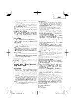 Preview for 41 page of Hitachi CS 33EDT Handling Instructions Manual