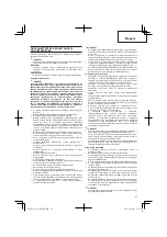 Preview for 47 page of Hitachi CS 33EDT Handling Instructions Manual