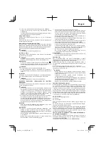 Preview for 51 page of Hitachi CS 33EDT Handling Instructions Manual