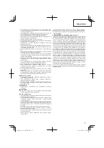 Preview for 95 page of Hitachi CS 33EDT Handling Instructions Manual