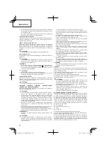 Preview for 98 page of Hitachi CS 33EDT Handling Instructions Manual