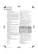 Preview for 100 page of Hitachi CS 33EDT Handling Instructions Manual