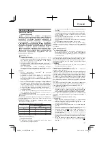 Preview for 107 page of Hitachi CS 33EDT Handling Instructions Manual