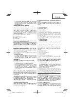 Preview for 109 page of Hitachi CS 33EDT Handling Instructions Manual