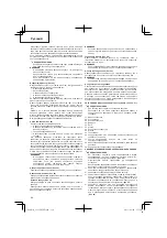 Preview for 110 page of Hitachi CS 33EDT Handling Instructions Manual