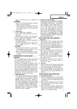 Preview for 9 page of Hitachi CS 35B Handling Instructions Manual