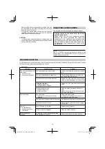 Preview for 18 page of Hitachi CS 3630DA Handling Instructions Manual