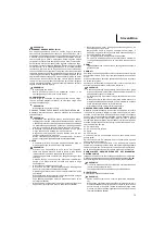 Preview for 74 page of Hitachi cs 40 ea Handling Instructions Manual