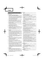 Preview for 8 page of Hitachi CS 51EA Handling Instructions Manual