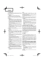 Preview for 20 page of Hitachi CS 51EA Handling Instructions Manual