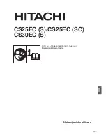 Preview for 114 page of Hitachi CS25EC Owner'S Manual