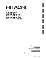 Hitachi CS25EPA Owner'S Manual предпросмотр