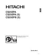 Предварительный просмотр 16 страницы Hitachi CS25EPA Owner'S Manual