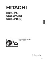 Предварительный просмотр 44 страницы Hitachi CS25EPA Owner'S Manual