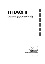 Предварительный просмотр 2 страницы Hitachi CS30EH Owner'S Manual