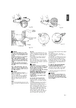 Предварительный просмотр 11 страницы Hitachi CS30EH Owner'S Manual