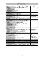 Preview for 6 page of Hitachi CS33EA Technical Data And Service Manual