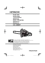 Hitachi CS33EDP Handling Instructions Manual preview