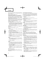 Preview for 22 page of Hitachi CS33EDP Handling Instructions Manual