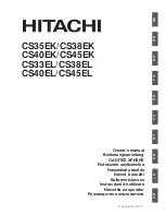 Hitachi CS33EL Owner'S Manual preview