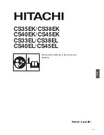 Preview for 92 page of Hitachi CS33EL Owner'S Manual